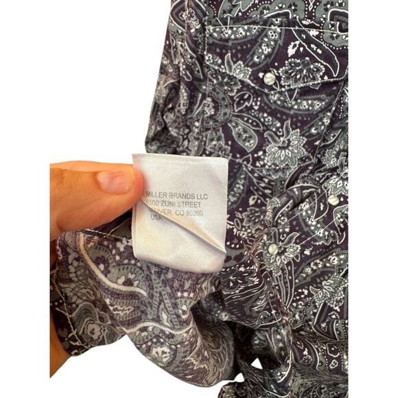 Cinch Modern Fit Pearl Snap Button Down Shirt Size Men’s Large - Picture 4 of 5